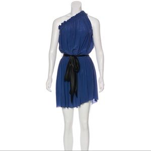 ÉTOILE ISABEL MARANT One-Shoulder Silk Dress 0